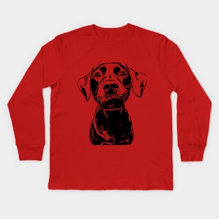 Dog Kids Long Sleeve T-Shirt